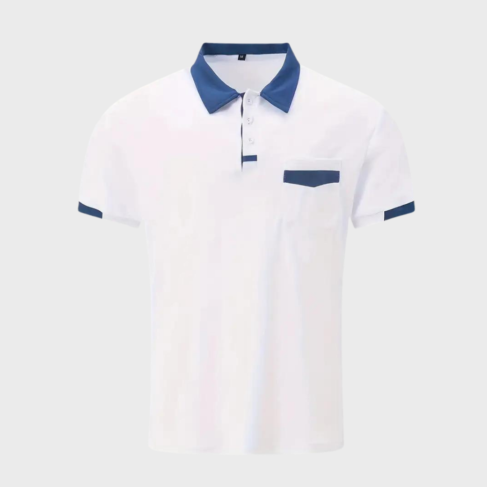 Polo homme à manches courtes, six coloris, du S au 3XL