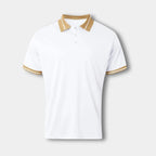 Polo homme à col contrasté, manches courtes, du S au 5XL