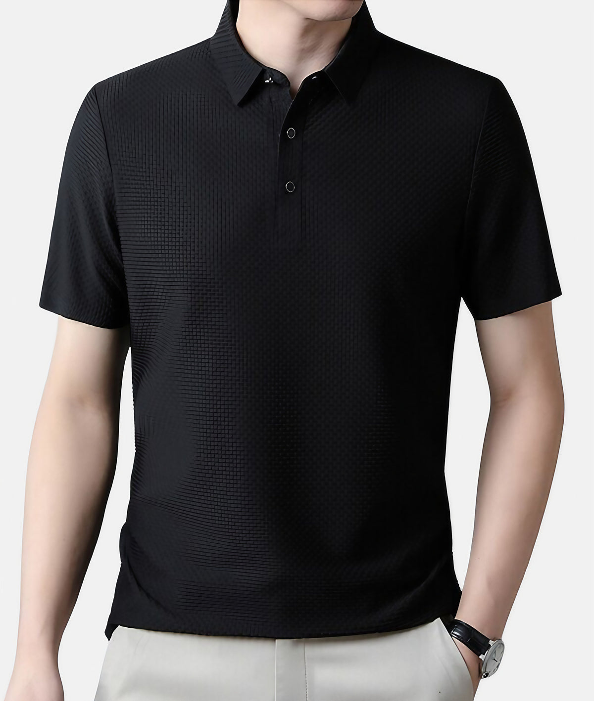 Polo rayé homme, six coloris, du M au 3XL