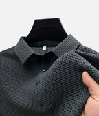Polo rayé homme, six coloris, du M au 3XL, gris