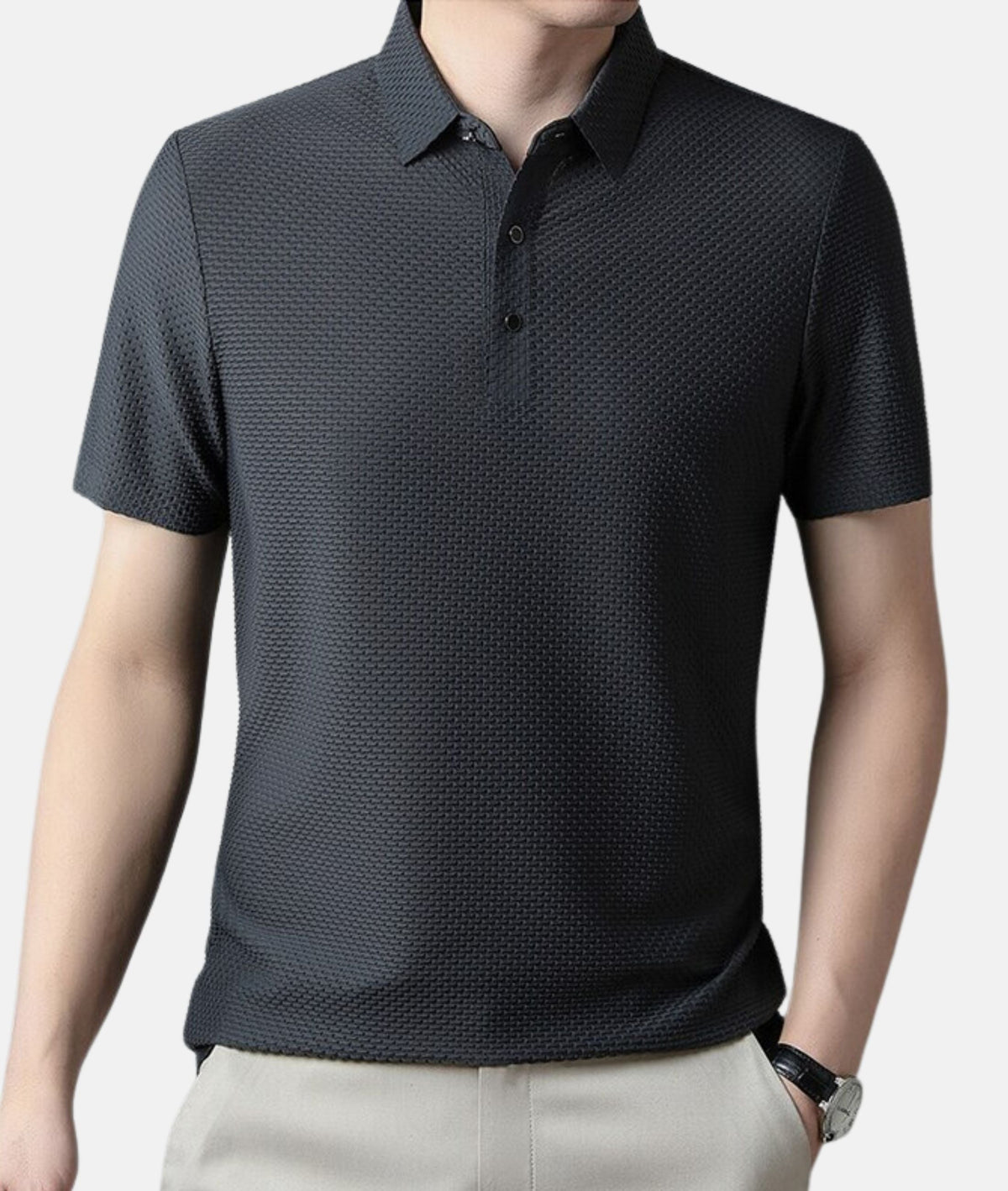 Polo rayé homme, six coloris, du M au 3XL