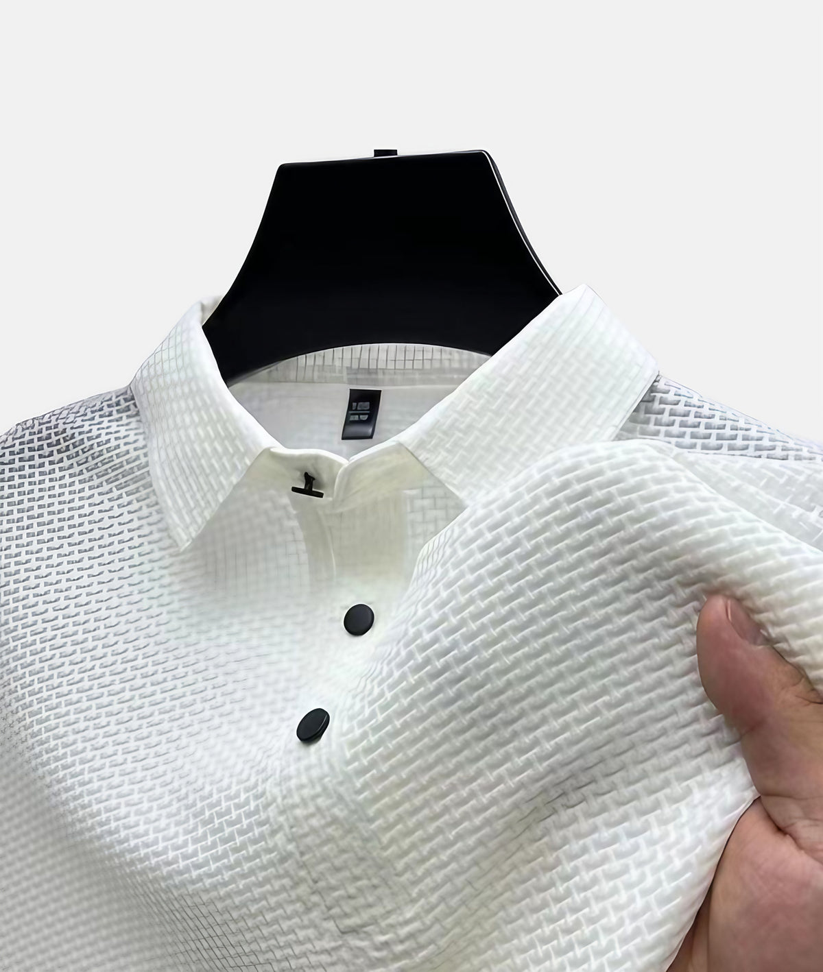 Polo rayé homme, six coloris, du M au 3XL, blanc
