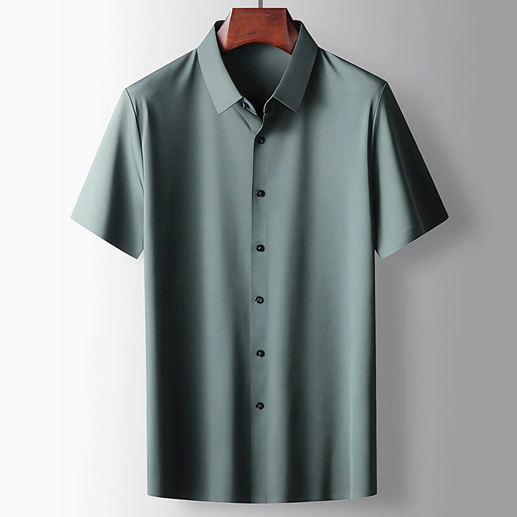 Polo homme à col classique, manches courtes, six coloris, vert