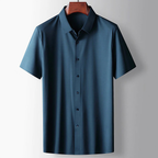 Polo homme à col classique, manches courtes, six coloris, bleu