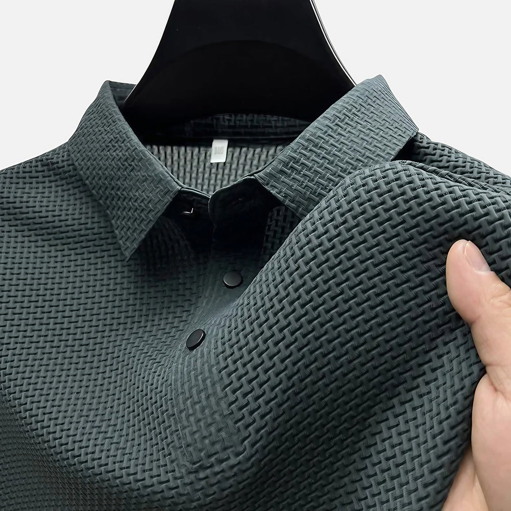 Polo homme léger pour l'été, six coloris, du S au 3XL, vert foncé