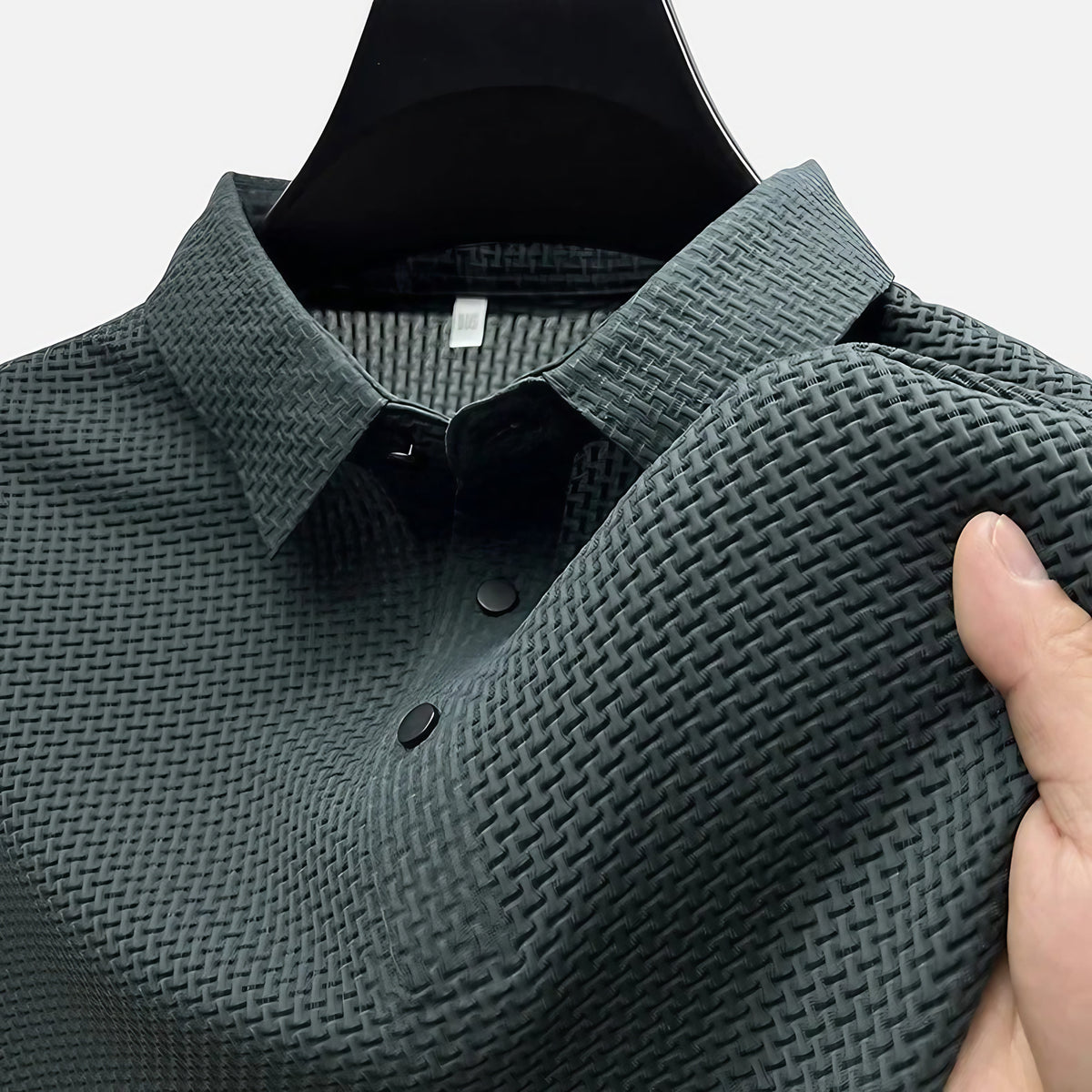 Polo homme léger pour l'été, six coloris, du S au 3XL, vert foncé