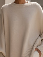 Poncho femme oversize en maille aérée, six coloris, du XS au 2XL