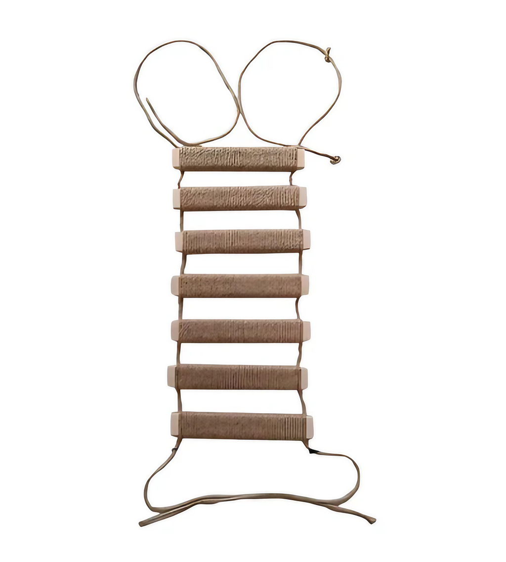 Passerelle murale pour chat avec échelle en sisal, deux longueurs
