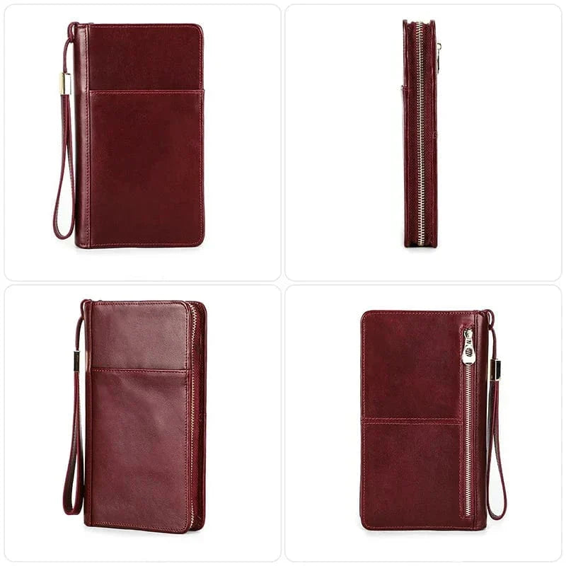 Porte-passeport femme pour le voyage, cartes et documents