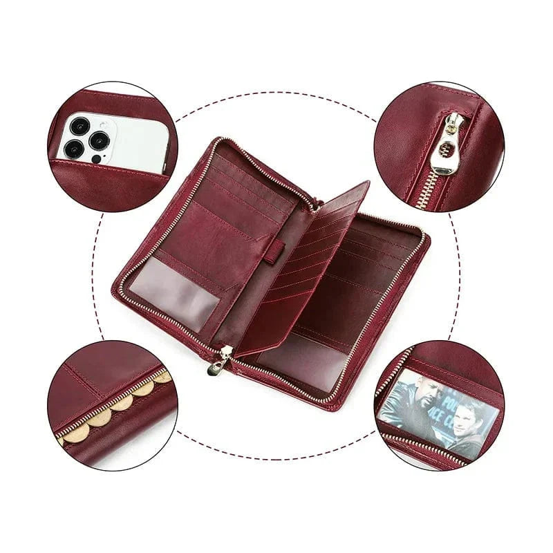 Porte-passeport femme pour le voyage, cartes et documents