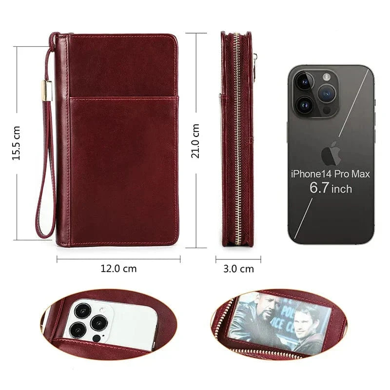 Porte-passeport femme pour le voyage, cartes et documents