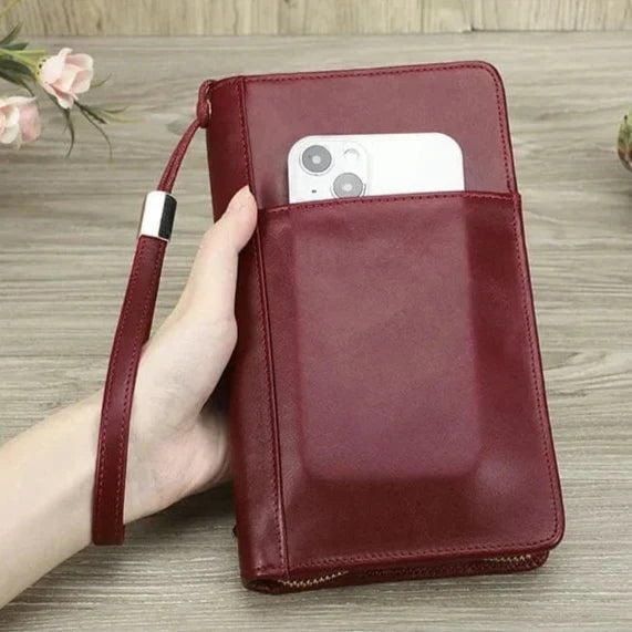 Porte-passeport femme pour le voyage, cartes et documents