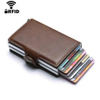 Porte-cartes homme, protection sans contact, 12 cartes, 10 x 6,5 cm