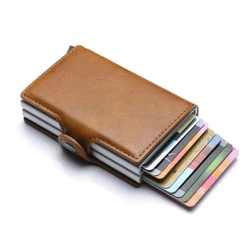 Porte-cartes homme, protection sans contact, 12 cartes, 10 x 6,5 cm
