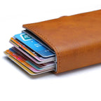 Porte-cartes homme, protection sans contact, 12 cartes, 10 x 6,5 cm