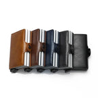 Porte-cartes homme, protection sans contact, 12 cartes, 10 x 6,5 cm