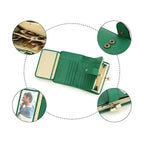 Porte-cartes femme compact, cartes, billets et pièces, cinq coloris