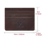 Porte-cartes fin homme, protection anti lecture, six coloris