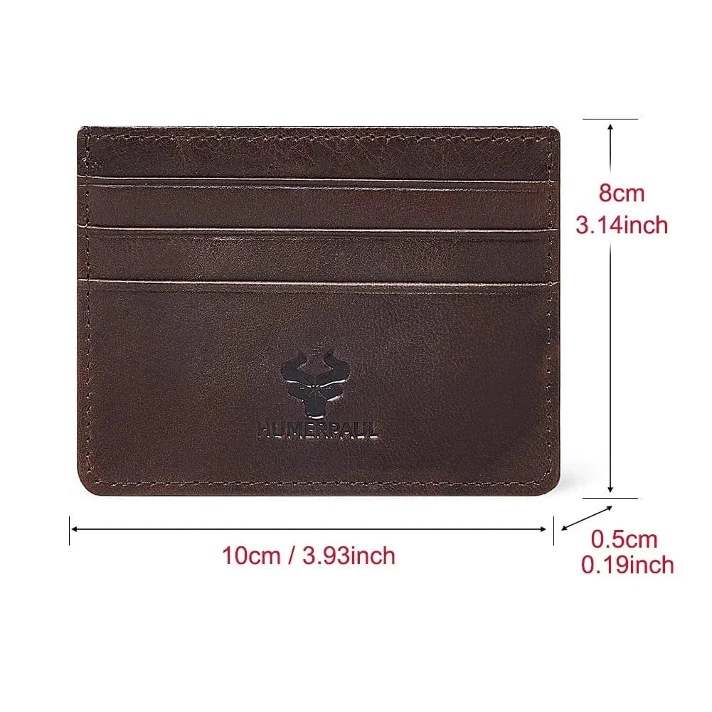 Porte-cartes fin homme, protection anti lecture, six coloris