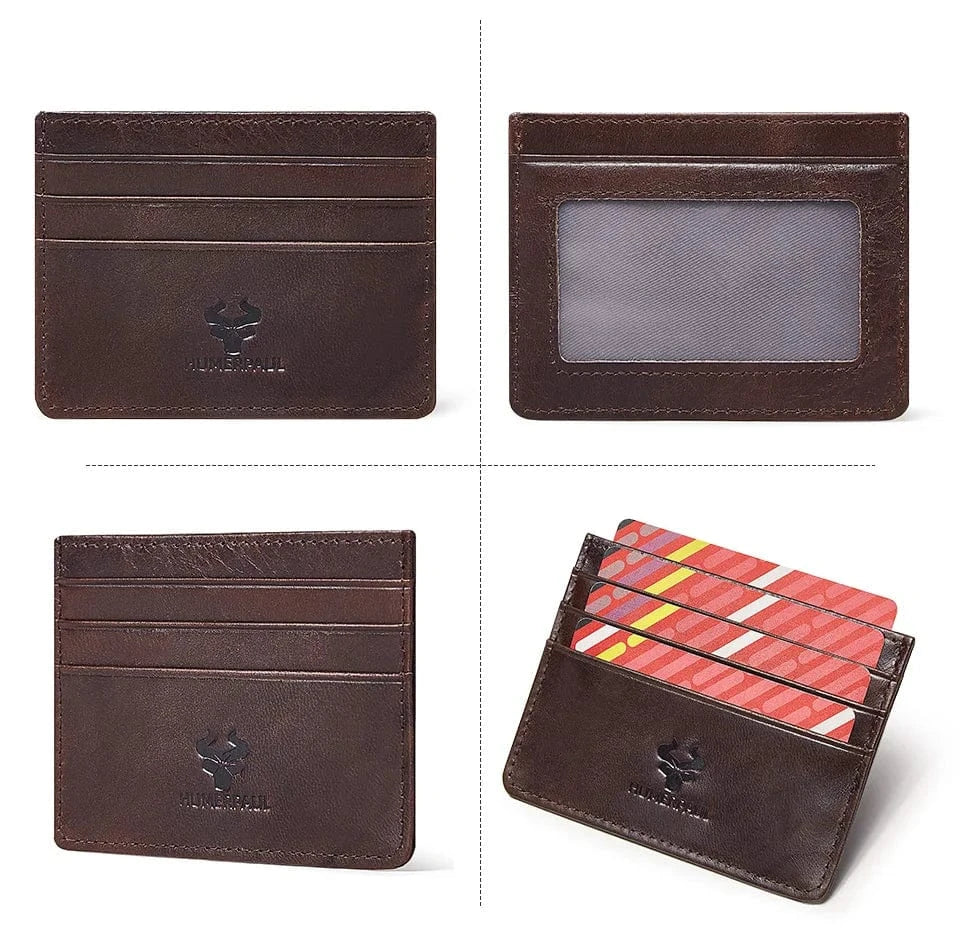 Porte-cartes fin homme, protection anti lecture, six coloris