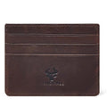 Porte-cartes fin homme, protection anti lecture, six coloris, cognac