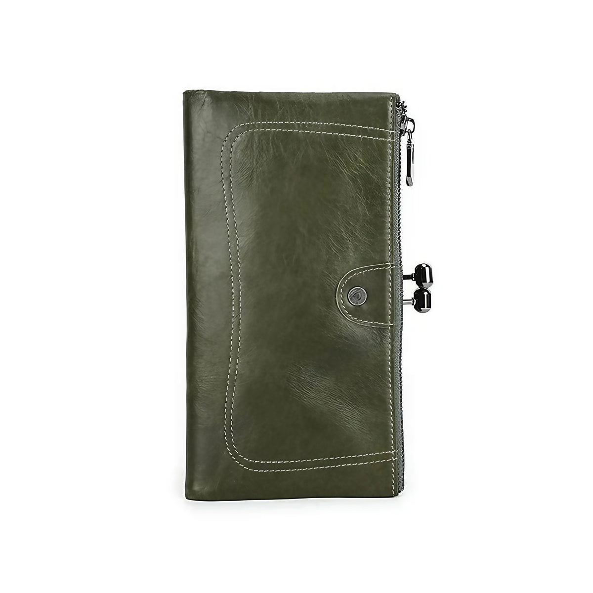 Porte-cartes femme à cadre rigide, blocage sans contact, cinq coloris, vert