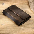 Porte-cartes rigide homme à éjection automatique, anti-piratage, café