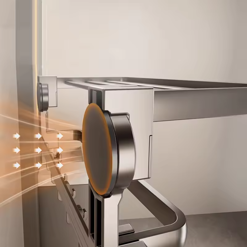 Porte-serviettes à ventouse pliable, pose sans perçage