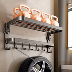 Porte-serviettes à ventouse pliable, pose sans perçage