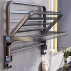 Porte-serviettes à ventouse pliable, pose sans perçage