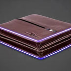 Portefeuille homme en cuir, protection des cartes sans contact
