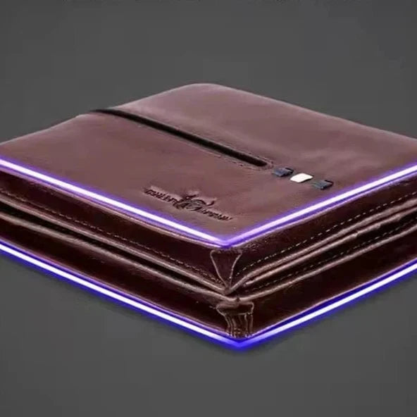 Portefeuille homme en cuir, protection des cartes sans contact