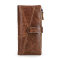 Portefeuille homme en cuir vintage, grand ou moyen format