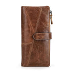 Portefeuille homme en cuir vintage, grand ou moyen format