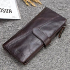 Portefeuille homme en cuir vintage, grand ou moyen format