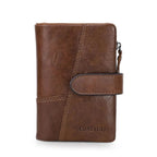 Portefeuille homme en cuir vintage, grand ou moyen format