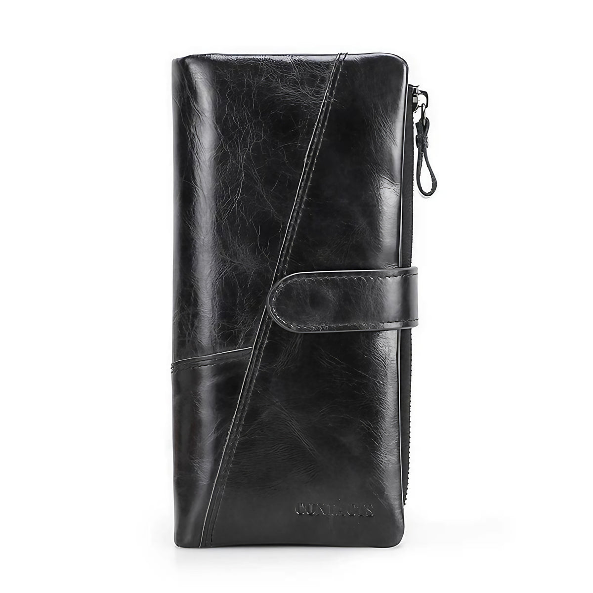 Portefeuille homme en cuir vintage, grand ou moyen format