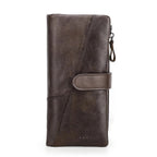 Portefeuille homme en cuir vintage, grand ou moyen format