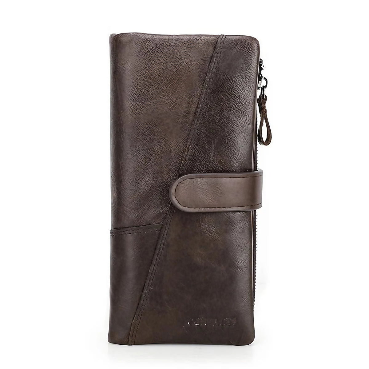 Portefeuille homme en cuir vintage, grand ou moyen format