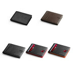 Portefeuille homme fin en similicuir, 13 cartes, anti sans contact