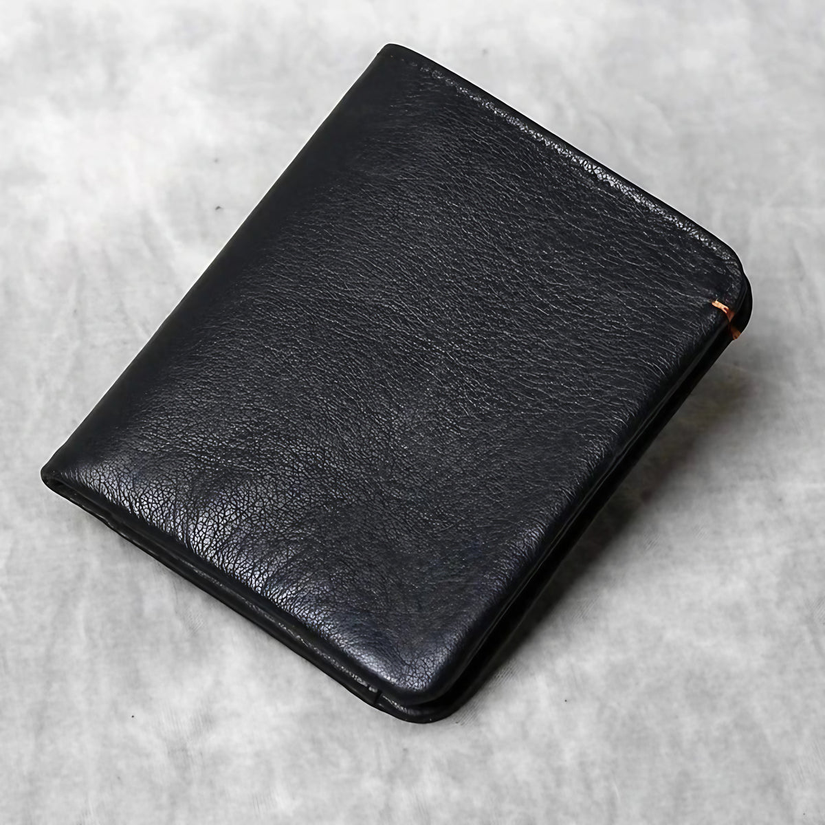 Portefeuille homme extra-plat en cuir, style rétro, 100 g