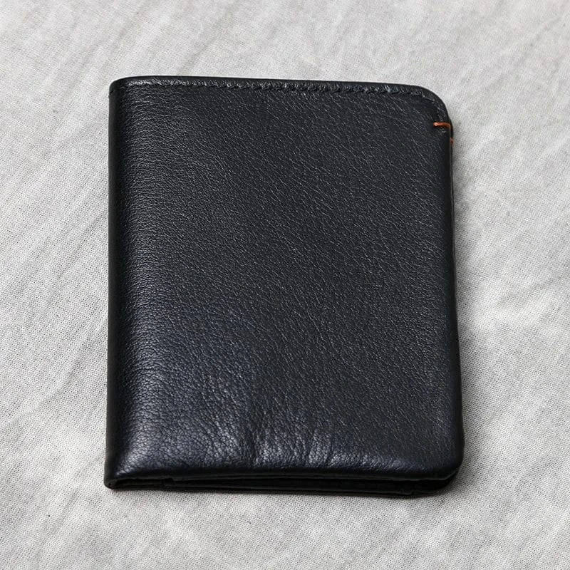 Portefeuille homme extra-plat en cuir, style rétro, 100 g