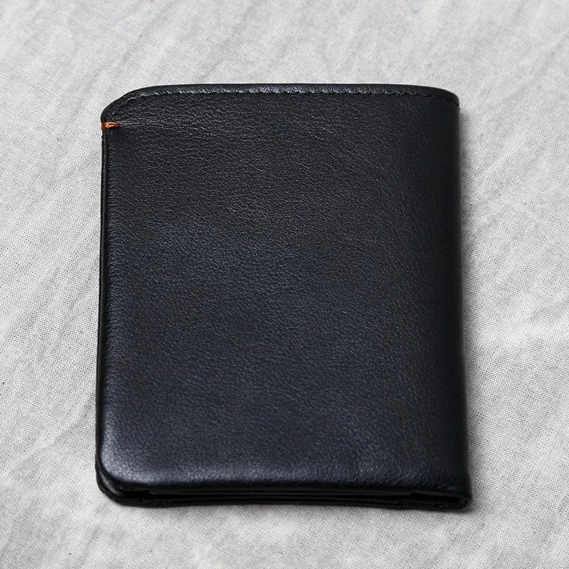 Portefeuille homme extra-plat en cuir, style rétro, 100 g
