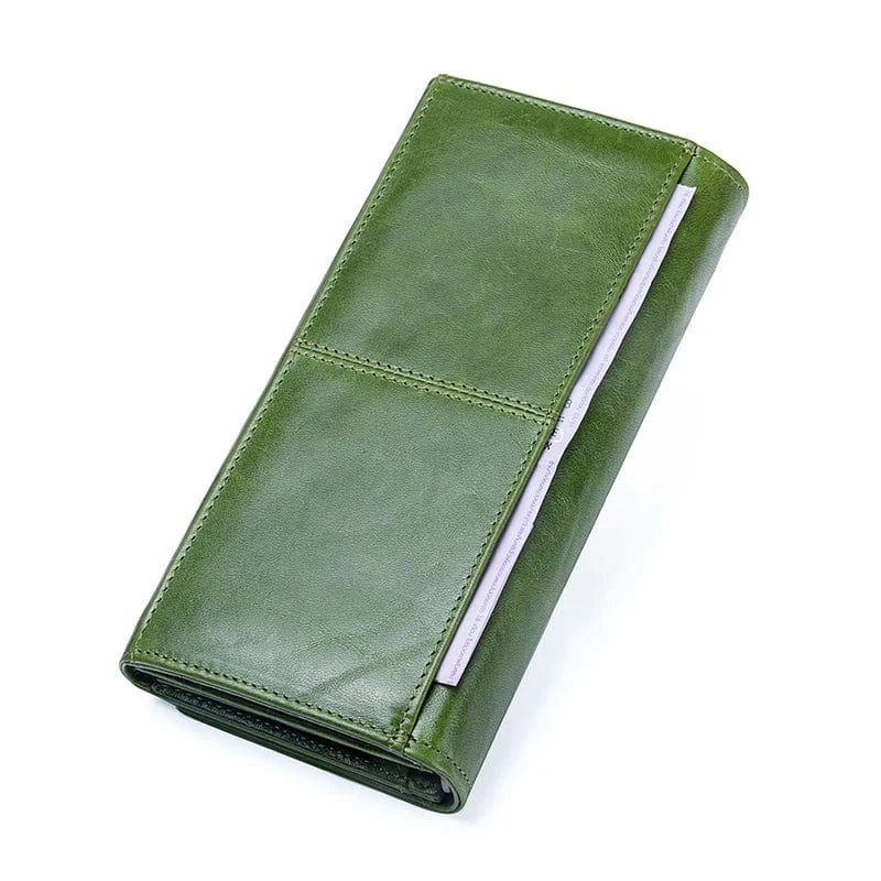 Portefeuille long femme avec place pour le téléphone, six coloris