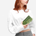 Portefeuille zippé femme, pochette téléphone, sept coloris