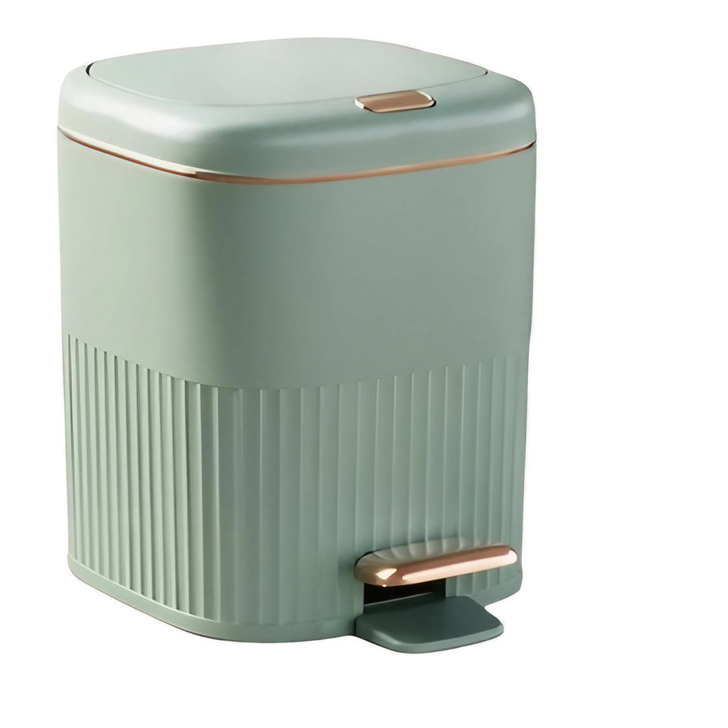 Poubelle à pédale à fermeture douce, 8, 10 ou 15 litres, vert