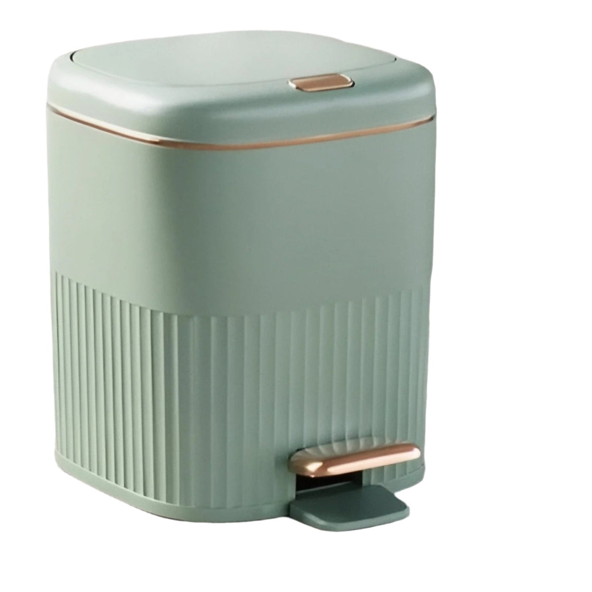Poubelle à pédale à fermeture douce, 8, 10 ou 15 litres, vert