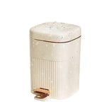 Poubelle à pédale à fermeture douce, 8, 10 ou 15 litres, beige
