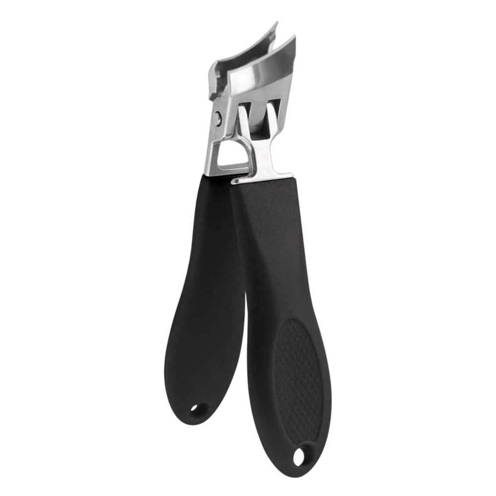 Coupe-ongles à grande ouverture pour ongles épais, noir