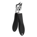 Coupe-ongles à grande ouverture pour ongles épais, noir